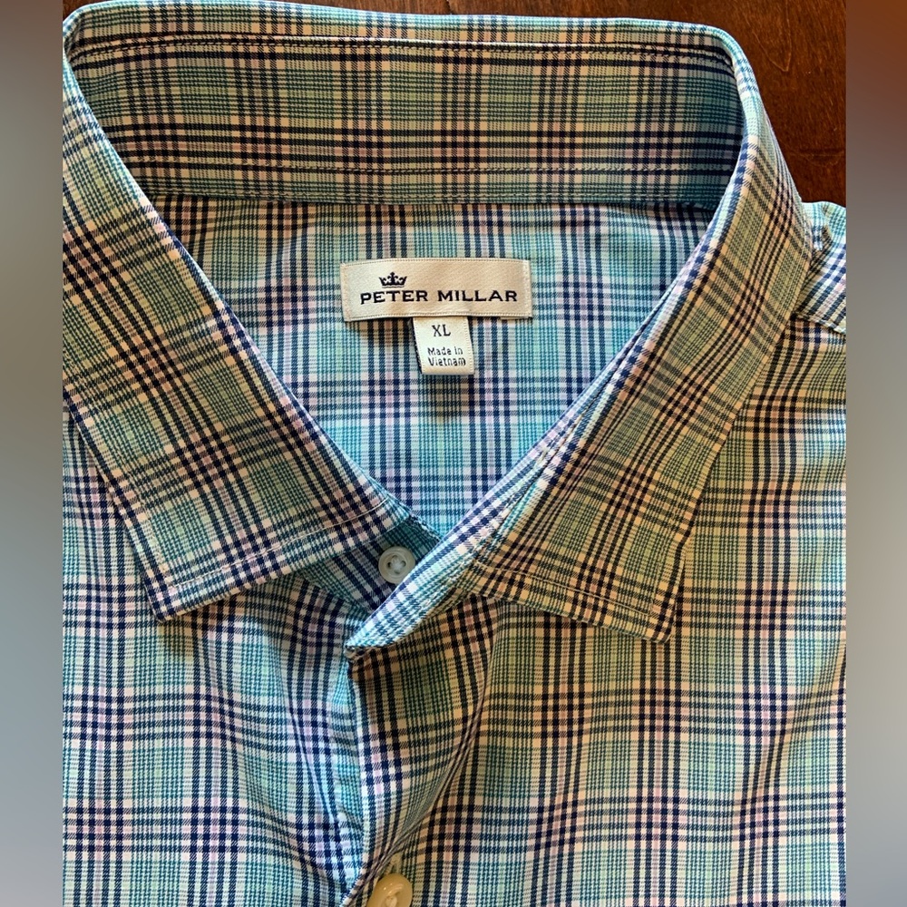 Peter Millar  XL Button Down Long sleeve